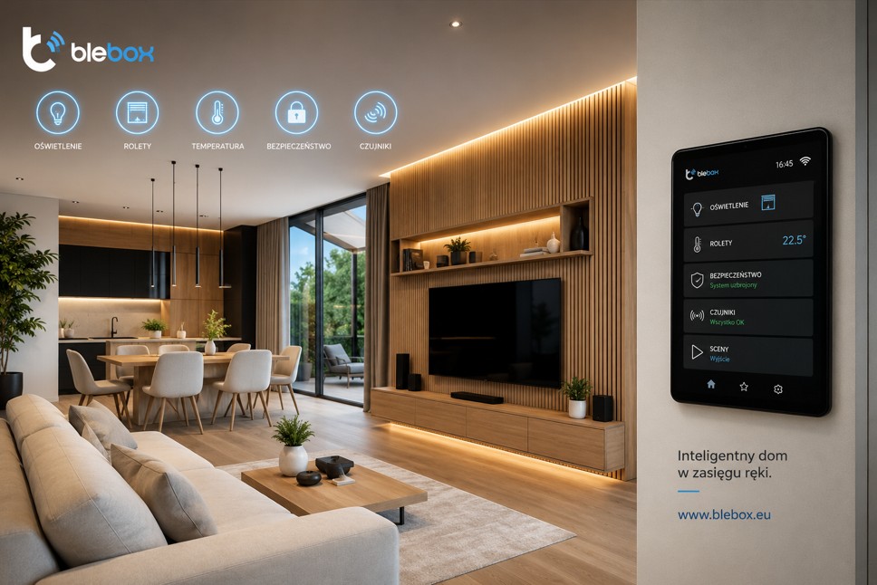 Nowoczesne wnętrze smart home
